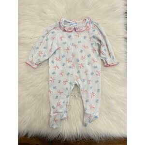 Vintage Carters sleeper pink bow design‎ 0/3m